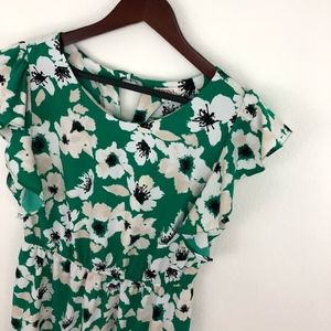Merona floral dress ruffle - Excellent condition!